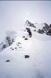 Taqui climbing above Camp 2, West Ridge of Broad Peak