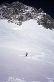Denis Charrier takes a ski run at 7300m on Broad Peak