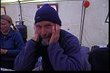 Jim Sparks sits out bad weather at Broad Peak Base Camp