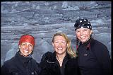 Gina, Kate, and Berit at Broad Peak Base Camp